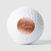 Roze Goud Chic Persoonlijk Geschenk is not correct Golfballen (Voorkant)