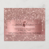 Roze Goud Chic Schoonmaak Diensten Flyer (Voorkant)