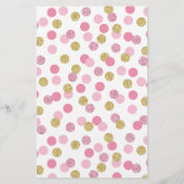 Roze goud dat mama het beste Baby shower spel kent (Achterkant)