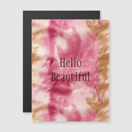 Roze Goud Dierenbont (Voorkant / Achterkant)