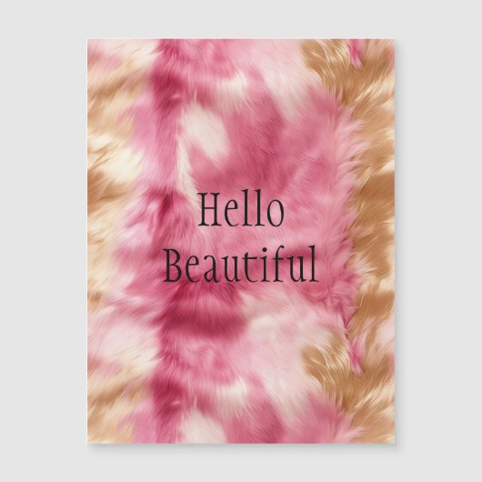 Roze Goud Dierenbont (Voorkant)