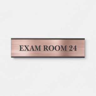 Roze Goud Dokter Dokters Bord Borden Onderzoek Kam Deurbordje