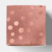 Roze Goud Doodle Stippen Bedankdoosjes (Bovenkant)