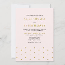 Roze & Goud | Eenvoudige Moderne Trouwceremonie
