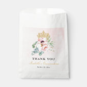 Roze & Goud Elegant Quinceañera Bedankzakje (Voorkant)