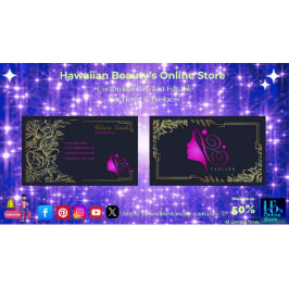  Roze Goud Elegante Sjabloon 12 Visitekaartje