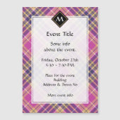 Roze, goud en blauwe tartan (Voorkant)