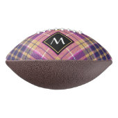 Roze, goud en blauwe tartan american football (Gedraaid 90)