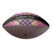Roze, goud en blauwe tartan american football (Gedraaid 270)