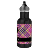 Roze, goud en blauwe tartan waterfles (Rechts)