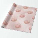 Roze Goud en Blush Confetti Cadeaupapier<br><div class="desc">Folie confetti inpakpapier..</div>
