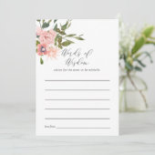 Roze Goud en Blush Roze Bruiloft Borrel Advies (Staand voorkant)