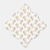 Roze goud en goud wijn thema bedankdoosjes (Uitgevouwen)