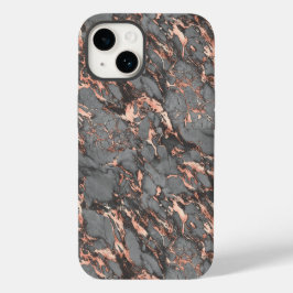 Roze Goud en Grijs Case-Mate iPhone 14 Hoesje