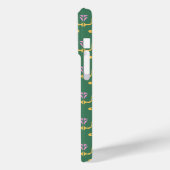 Roze Goud en Groene Kuif Zomerpret Case-Mate iPhone Case (Achterkant / Links)