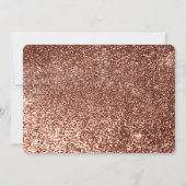 Roze Goud en Wit Pompoen Herfst Bruiloft Dank U Bedankkaart (Achterkant)