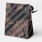 Roze Goud en Zwart Bedankdoosjes (Achterkant)