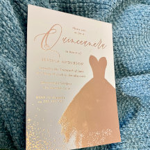 Roze Goud Folie Jurk Elegante Quinceanera Feest