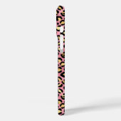 Roze Goud Folie Luipaardprint Monogram Case-Mate iPhone Case (Achterkant / Links)