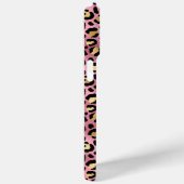 Roze Goud Folie Luipaardprint Monogram Case-Mate iPhone Case (Achterkant / Rechts)
