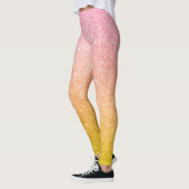 Roze Goud Gele Glitter Feest Broek Leggings (Links)