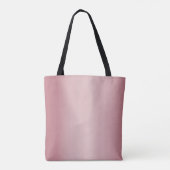 Roze Goud Gepersonaliseerd Monogram Tote Bag (Achterkant)