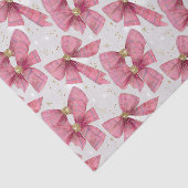 Roze Goud Geplaagd Bogen Kerst Tissuepapier (Detail)