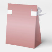 Roze Goud Glitter Bat Mitzvah Bedankdoosjes (Achterkant)