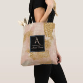 *~*  roze goud Glitter Distress Golden Tote Bag (Dichtbij)