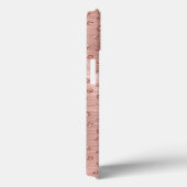 Roze Goud Glitter Sparkly Glam Case-Mate iPhone Case (Achterkant / Rechts)