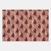 Roze Goud Gotische Halloween Inpakpapier Vel (Voorkant 3)