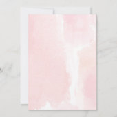 Roze goud hallo wereld bekendmaking baby meisje (Achterkant)