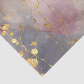 Roze Goud Inkt Spat Achtergrond Tissuepapier (Detail)