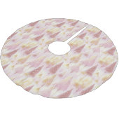 Roze Goud Kerstmis Rendier Patroon # 13 ID1009 Kerstboom Rok (Gekanteld)