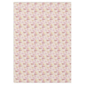 Roze Goud Kerstmis Rendier Patroon # 13 ID1009 Tafelkleed (Voorkant)