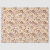 Roze Goud Kerstpatroon#12 ID1009 Inpakpapier Tissuepapier (Voorkant)