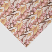 Roze Goud Kerstpatroon#22 ID1009 Tissuepapier (Detail)