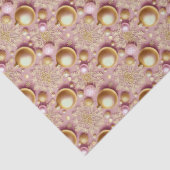Roze Goud Kerstpatroon#31 ID1009 Tissuepapier (Detail)