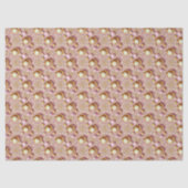 Roze Goud Kerstpatroon#31 ID1009 Tissuepapier (Voorkant)