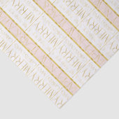 Roze Goud Kerstpatroon#35 ID1009 Tissuepapier (Detail)