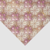 Roze Goud Kerstpatroon#4 ID1009 Tissuepapier (Detail)