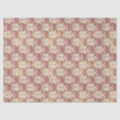 Roze Goud Kerstpatroon#4 ID1009 Tissuepapier (Voorkant)