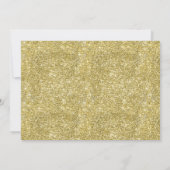 Roze Goud Kleine Prinses Kroon 1e Verjaardag Kaart (Achterkant)