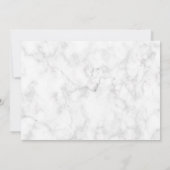 Roze Goud Koperen Palmboom Marmeren Foto Bruiloft Save The Date (Achterkant)