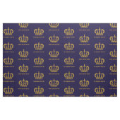 Roze goud. Kroon. Koningin. Stof (Fat Quarter)