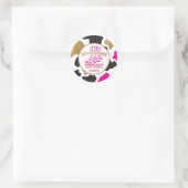 Roze Goud Laatste Rodeo Bachelorette Party Sticker (Tas)