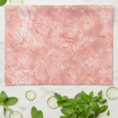 Roze Goud Marmer 4 Theedoek (Gevouwen)