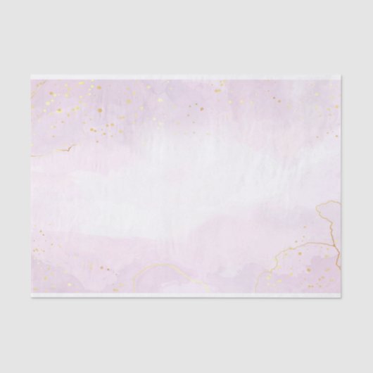Roze Goud Marmer Modern Stijlvol Chic Maatwerk Tissuepapier (Voorkant)