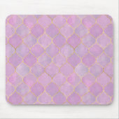 Roze Goud Marokkaans Patroon Muismat (Voorkant)
