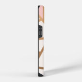 Roze Goud Mozaïek iPhone Hoesje (Rechterkant)